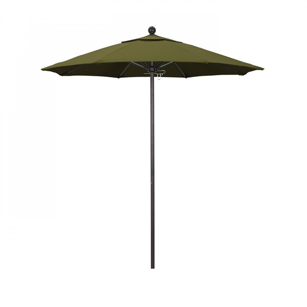 California Umbrella Patio Umbrella, Octagon, 96" H, Pacifica Fabric, Palm - 194061004326