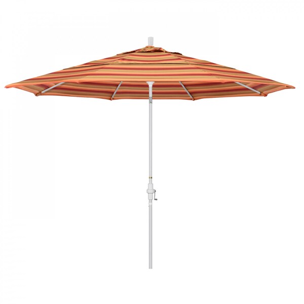 California Umbrella Patio Umbrella, Octagon, 110.5" H, Sunbrella Fabric, Astoria Sunset - 194061014776