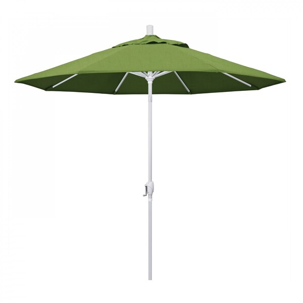 California Umbrella Patio Umbrella, Octagon, 101" H, Sunbrella Fabric, Spectrum Cilantro - 194061033739