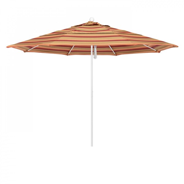 California Umbrella Patio Umbrella, Octagon, 107" H, Sunbrella Fabric, Astoria Sunset - 194061002070