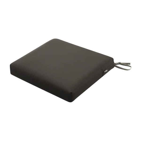 Classic Accessories Ravenna Seat Cushion, Espresso, 21"x19"x3" - 62-009-ESPRES-EC