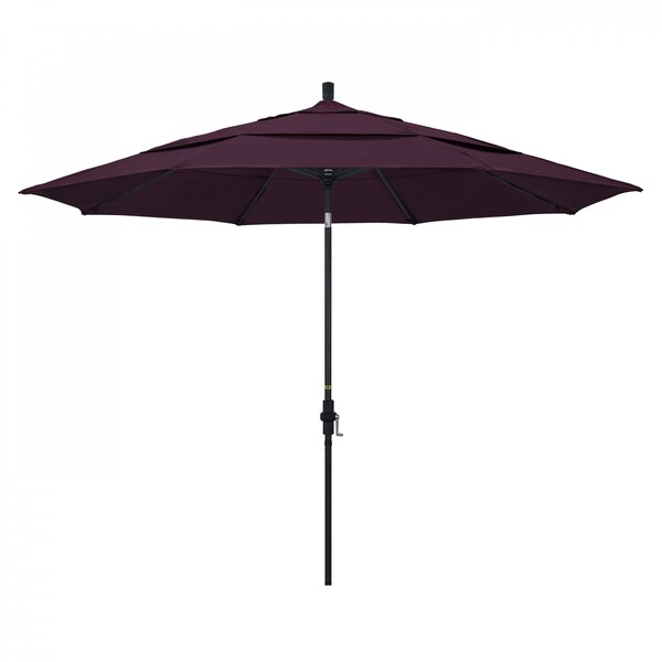 California Umbrella Patio Umbrella, Octagon, 110.5" H, Pacifica Fabric, Purple - 194061016053