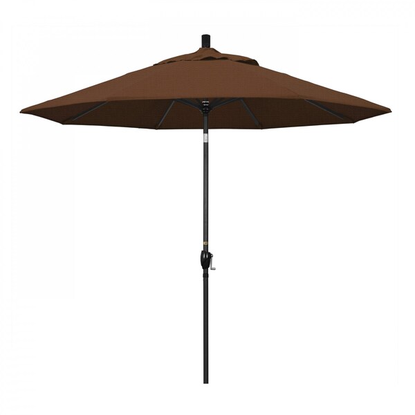 California Umbrella Patio Umbrella, Octagon, 101" H, Olefin Fabric, Teak - 194061035238