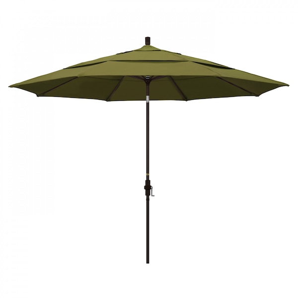 California Umbrella Patio Umbrella, Octagon, 110.5" H, Pacifica Fabric, Palm - 194061014257