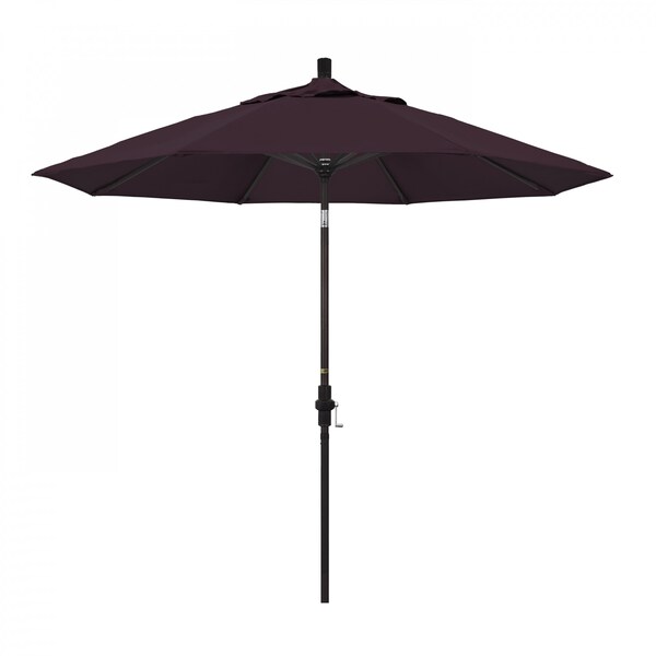 California Umbrella Patio Umbrella, Octagon, 102.38" H, Pacifica Fabric, Purple - 194061017852