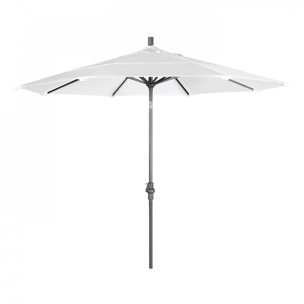 California Umbrella Patio Umbrella, Octagon, 110.5" H, Sunbrella Fabric, Natural - 194061012802