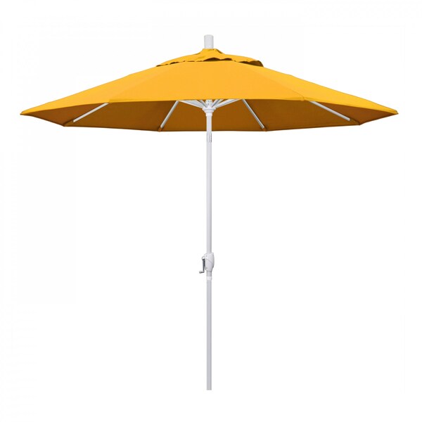California Umbrella Patio Umbrella, Octagon, 101" H, Pacifica Fabric, Yellow - 194061034590
