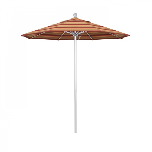 California Umbrella Patio Umbrella, Octagon, 96" H, Sunbrella Fabric, Astoria Sunset - 194061003121
