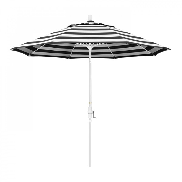 California Umbrella Patio Umbrella, Octagon, 101" H, Sunbrella Fabric, Cabana Classic - 194061026984
