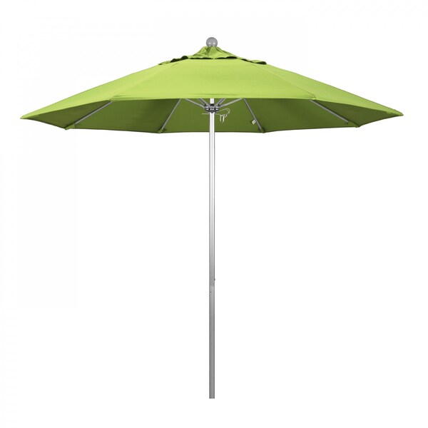 California Umbrella Patio Umbrella, Octagon, 103" H, Sunbrella Fabric, Parrot - 194061005422