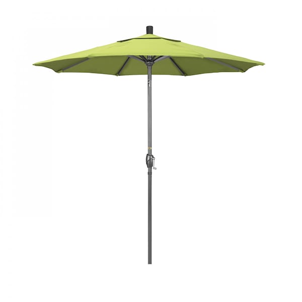 California Umbrella Patio Umbrella, Octagon, 95.5" H, Sunbrella Fabric, Parrot - 194061028599