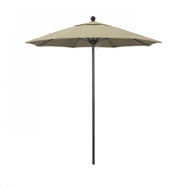 California Umbrella Patio Umbrella, Octagon, 96" H, Sunbrella Fabric, Antique Beige - 194061003800