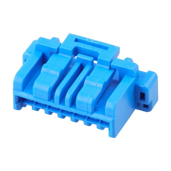 Molex Board Connector, 2 Contact(S), 1 Row(S), 0.059 Inch Pitch, Locking, Blue Insulator, Plug - 5025780204