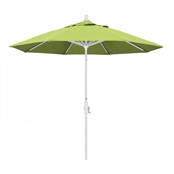 California Umbrella Patio Umbrella, Octagon, 102.38" H, Sunbrella Fabric, Parrot - 194061017975