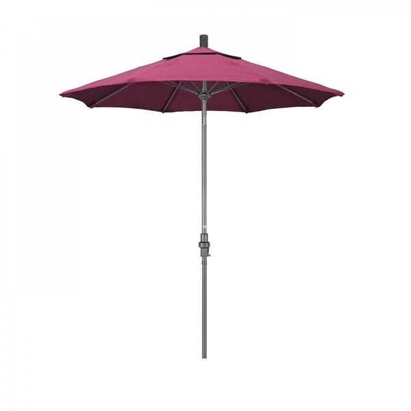 California Umbrella Patio Umbrella, Octagon, 102.5" H, Sunbrella Fabric, Hot Pink - 194061023334