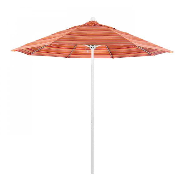 California Umbrella Patio Umbrella, Octagon, 103" H, Sunbrella Fabric, Dolce Mango - 194061007471