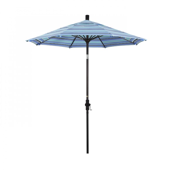 California Umbrella Patio Umbrella, Octagon, 102.5" H, Sunbrella Fabric, Dolce Oasis - 194061024256