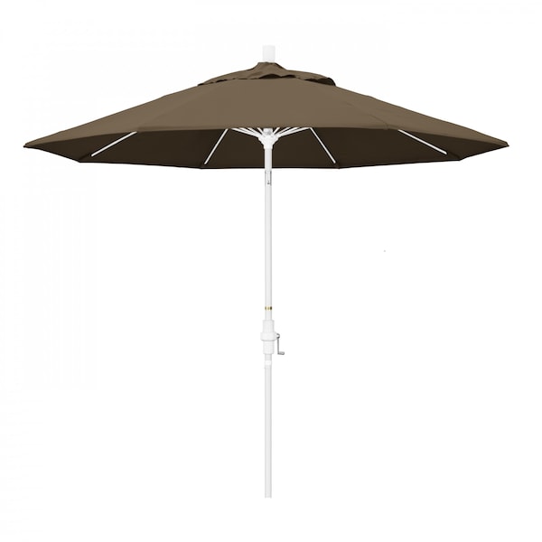 California Umbrella Patio Umbrella, Octagon, 101" H, Sunbrella Fabric, Cocoa - 194061026762