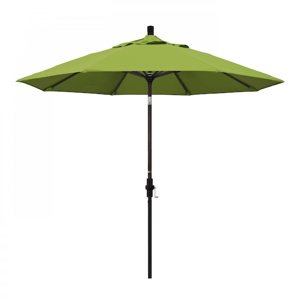 California Umbrella Patio Umbrella, Octagon, 102.38" H, Sunbrella Fabric, Macaw - 194061017197