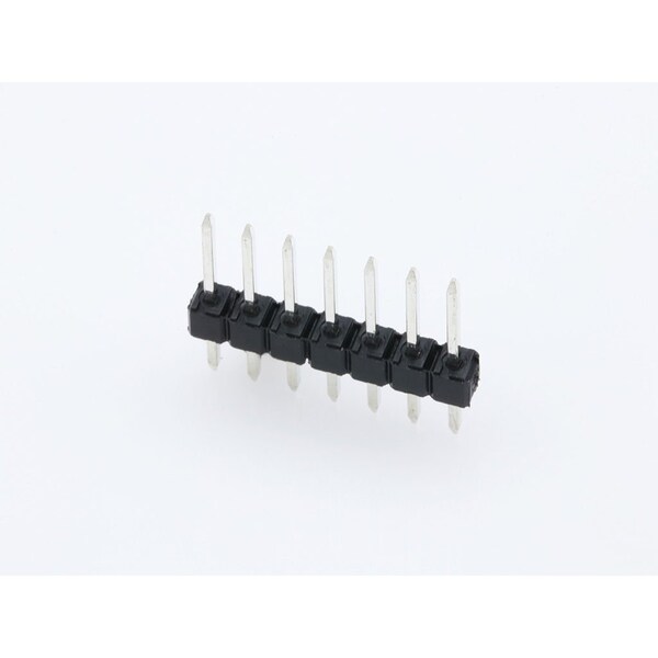 Molex Board Connector, 7 Contact(S), 1 Row(S), Male, Straight, 0.1 Inch Pitch, Solder Terminal, Locking,  - 22284070