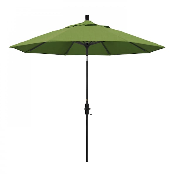 California Umbrella Patio Umbrella, Octagon, 102.38" H, Sunbrella Fabric, Spectrum Cilantro - 194061018774