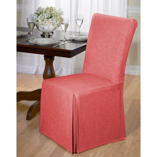 Gan Eden Chateau Dining Chair Cover, Red - GA1850469