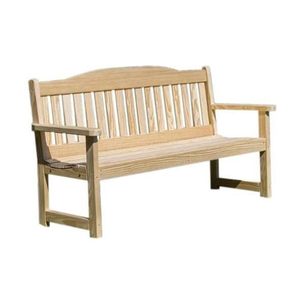 Creekvine Designs 64 in Treated Pine English Garden Bench - FEGB60CVD
