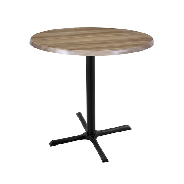 Holland Bar Stool Co 36" Tall In/Outdoor All-Season Table, 30" dia. Natural Top - OD211-3036BWOD30RNAT