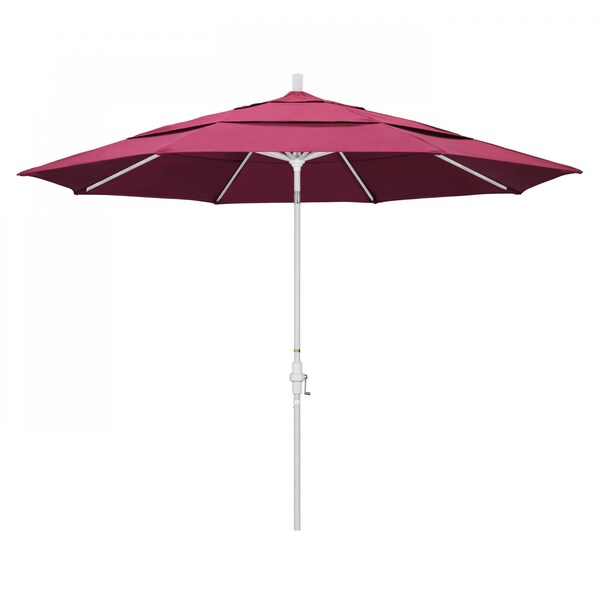 California Umbrella Patio Umbrella, Octagon, 110.5" H, Sunbrella Fabric, Hot Pink - 194061014691