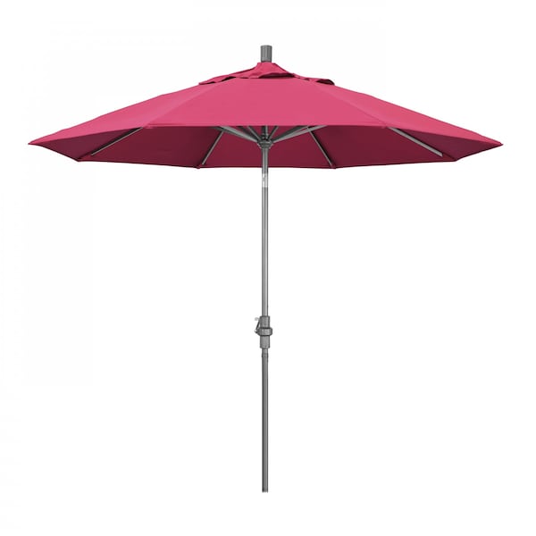 California Umbrella Patio Umbrella, Octagon, 102.38" H, Sunbrella Fabric, Hot Pink - 194061016374
