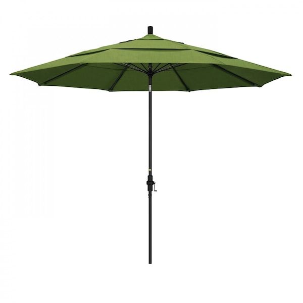 California Umbrella Patio Umbrella, Octagon, 109.5" H, Sunbrella Fabric, Spectrum Cilantro - 194061022191