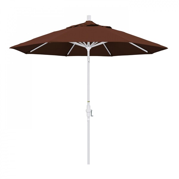 California Umbrella Patio Umbrella, Octagon, 102.38" H, Sunbrella Fabric, Bay Brown - 194061018101