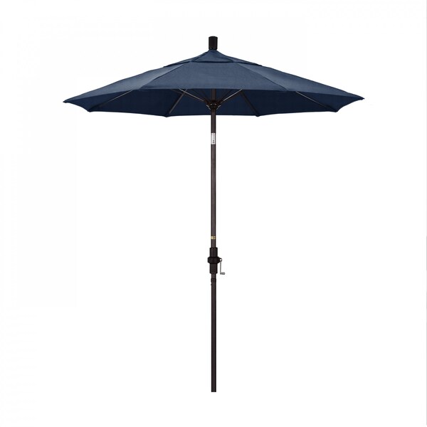 California Umbrella Patio Umbrella, Octagon, 102.5" H, Sunbrella Fabric, Spectrum Indigo - 194061023914