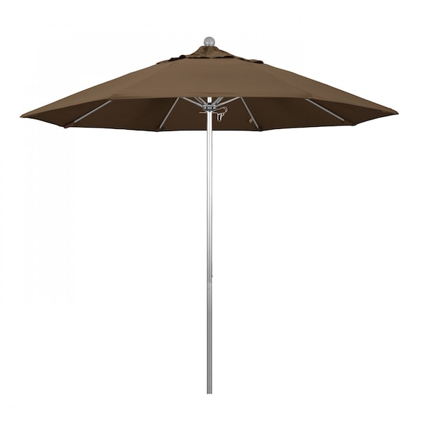 California Umbrella Patio Umbrella, Octagon, 103" H, Sunbrella Fabric, Cocoa - 194061005538