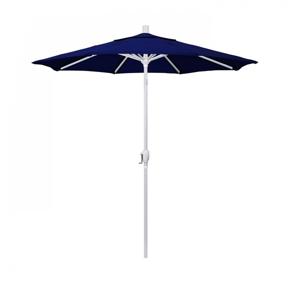California Umbrella Patio Umbrella, Octagon, 95.5" H, Sunbrella Fabric, True Blue - 194061030554