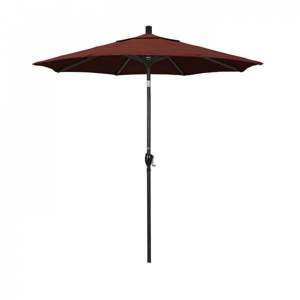 California Umbrella Patio Umbrella, Octagon, 95.5" H, Sunbrella Fabric, Henna - 194061031193