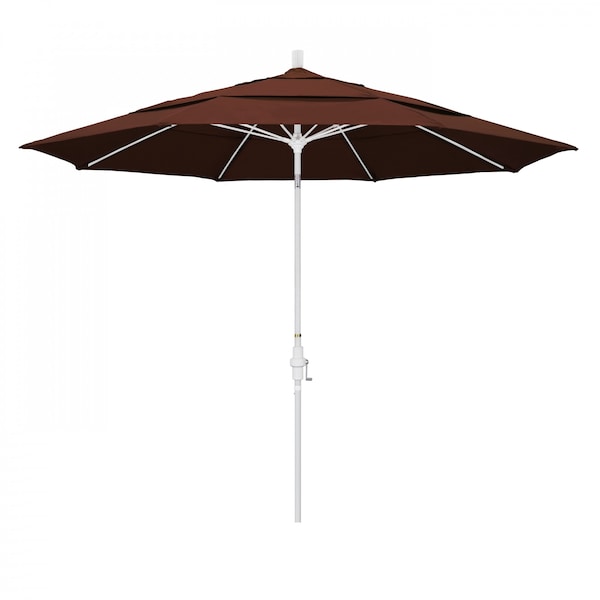 California Umbrella Patio Umbrella, Octagon, 109.5" H, Sunbrella Fabric, Bay Brown - 194061021583