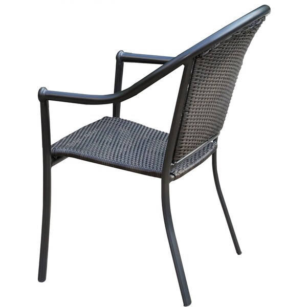 Hanover Commercial Woven Aluminum Dining Chair - BAMDNCHR-1GM