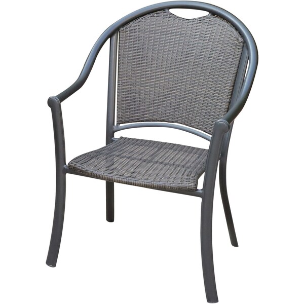 Hanover Commercial Woven Aluminum Dining Chair - BAMDNCHR-1GM