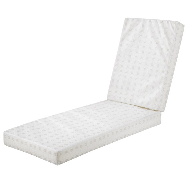 Classic Accessories FadeSafe 80x26x3" Rectangle Patio Quilted Chaise Lounge Cushion, Spice - 62-029-QSPICE-EC