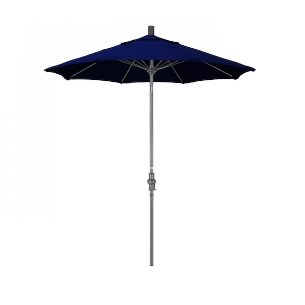 California Umbrella Patio Umbrella, Octagon, 102.5" H, Sunbrella Fabric, True Blue - 194061023372
