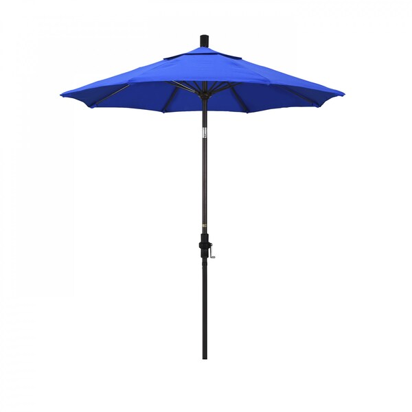 California Umbrella Patio Umbrella, Octagon, 102.5" H, Sunbrella Fabric, Pacific Blue - 194061023945