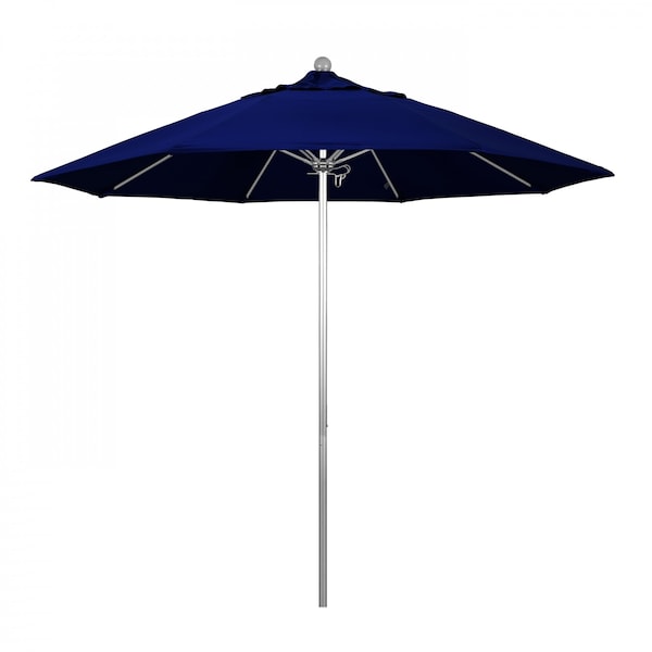 California Umbrella Patio Umbrella, Octagon, 103" H, Sunbrella Fabric, True Blue - 194061005668