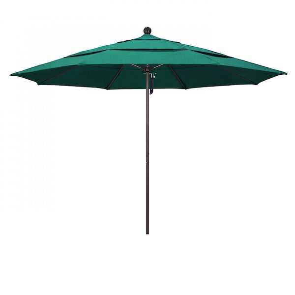 California Umbrella Patio Umbrella, Octagon, 107" H, Sunbrella Fabric, Spectrum Aztec - 194061000885