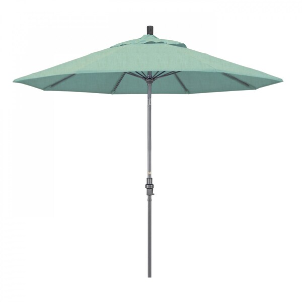 California Umbrella Patio Umbrella, Octagon, 101" H, Sunbrella Fabric, Spectrum Mist - 194061024744