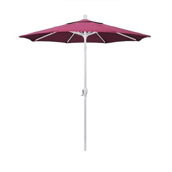 California Umbrella Patio Umbrella, Octagon, 95.5" H, Sunbrella Fabric, Hot Pink - 194061030516