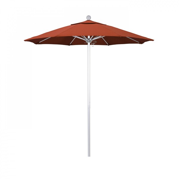 California Umbrella Patio Umbrella, Octagon, 96" H, Olefin Fabric, Sunset - 194061003275