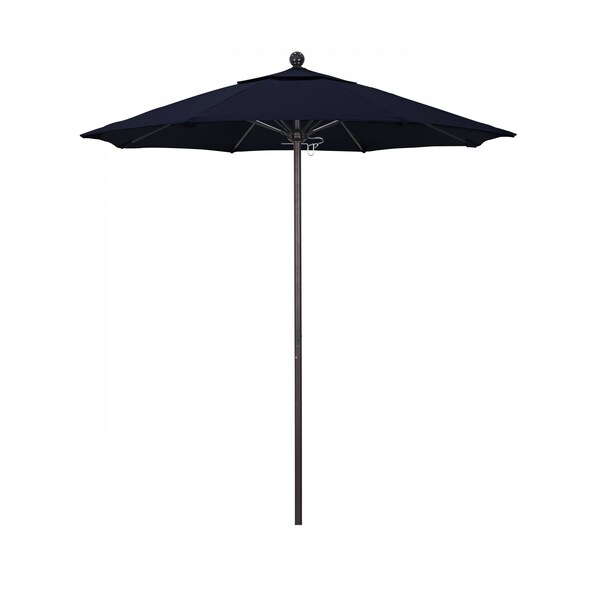 California Umbrella Patio Umbrella, Octagon, 96" H, Pacifica Fabric, Navy - 194061004371