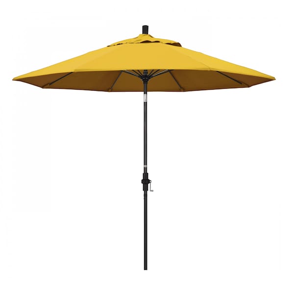 California Umbrella Patio Umbrella, Octagon, 101" H, Pacifica Fabric, Yellow - 194061028315