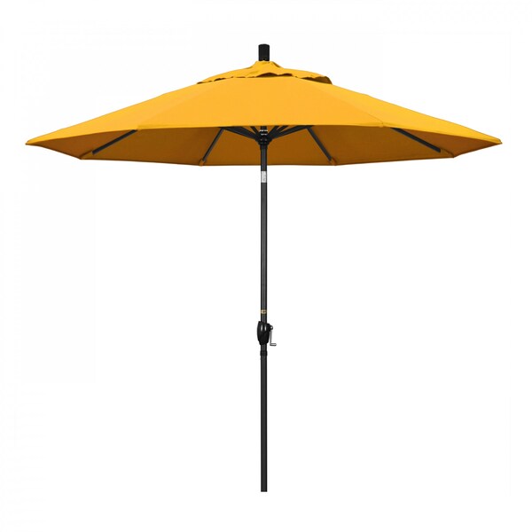 California Umbrella Patio Umbrella, Octagon, 101" H, Pacifica Fabric, Yellow - 194061035498